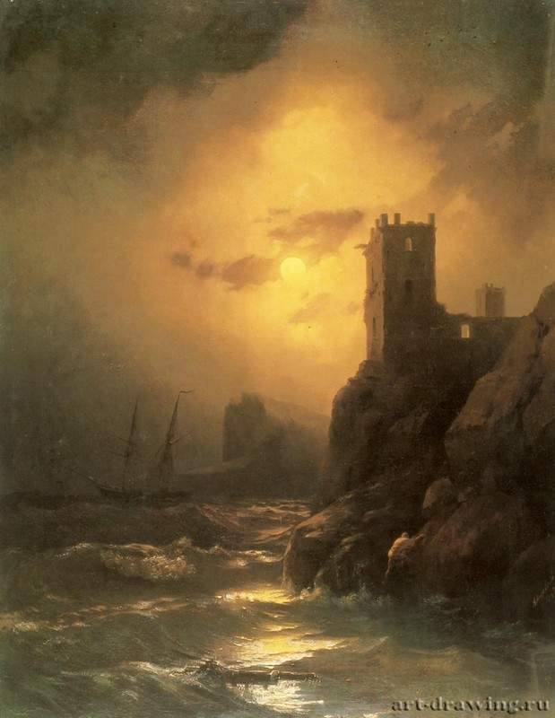 Башня. Кораблекрушение. 1847 - Tower. Shipwreck. 1847
77 х 61 смХолст, маслоРомантизм, реализмРоссияЕреван. Государственная картинная галерея Армении